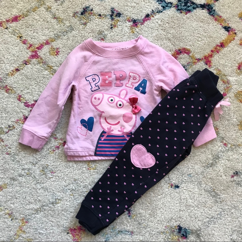 Peppa Pig 2t sweat suit
